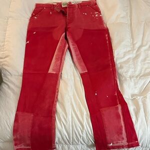 Gallery Dept Red Carpenter Flare Pants